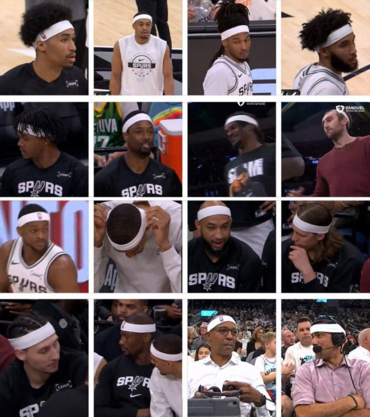 kaiyun-全员齐上阵！圣安东尼奥不正经新闻+1 马刺本赛季的头带帮